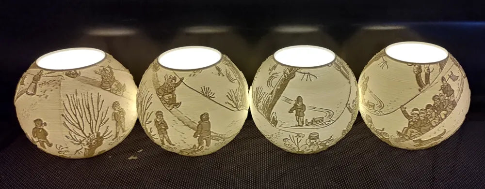 Christmas Tealight Candle Holder – Festive Glow Collection