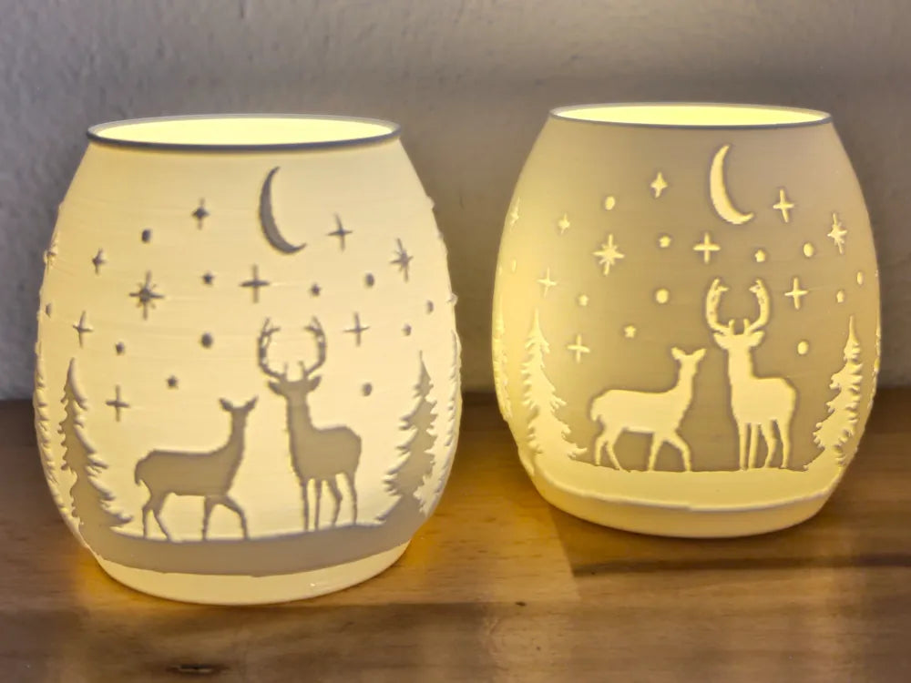 Christmas Tealight Candle Holder – Festive Glow Collection