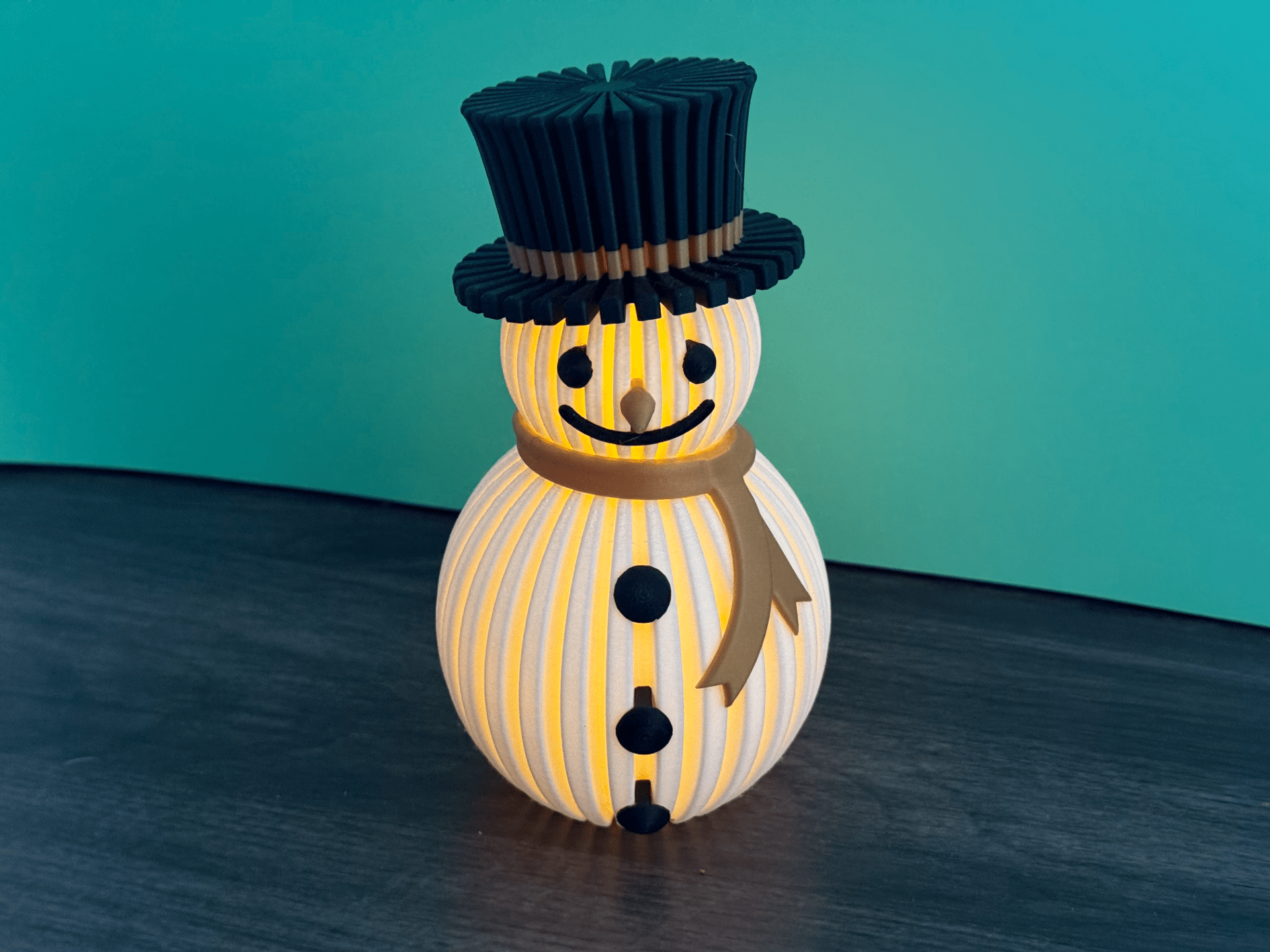 3D Printed Snowman Decoration – Winter Edition - Stampa3D
