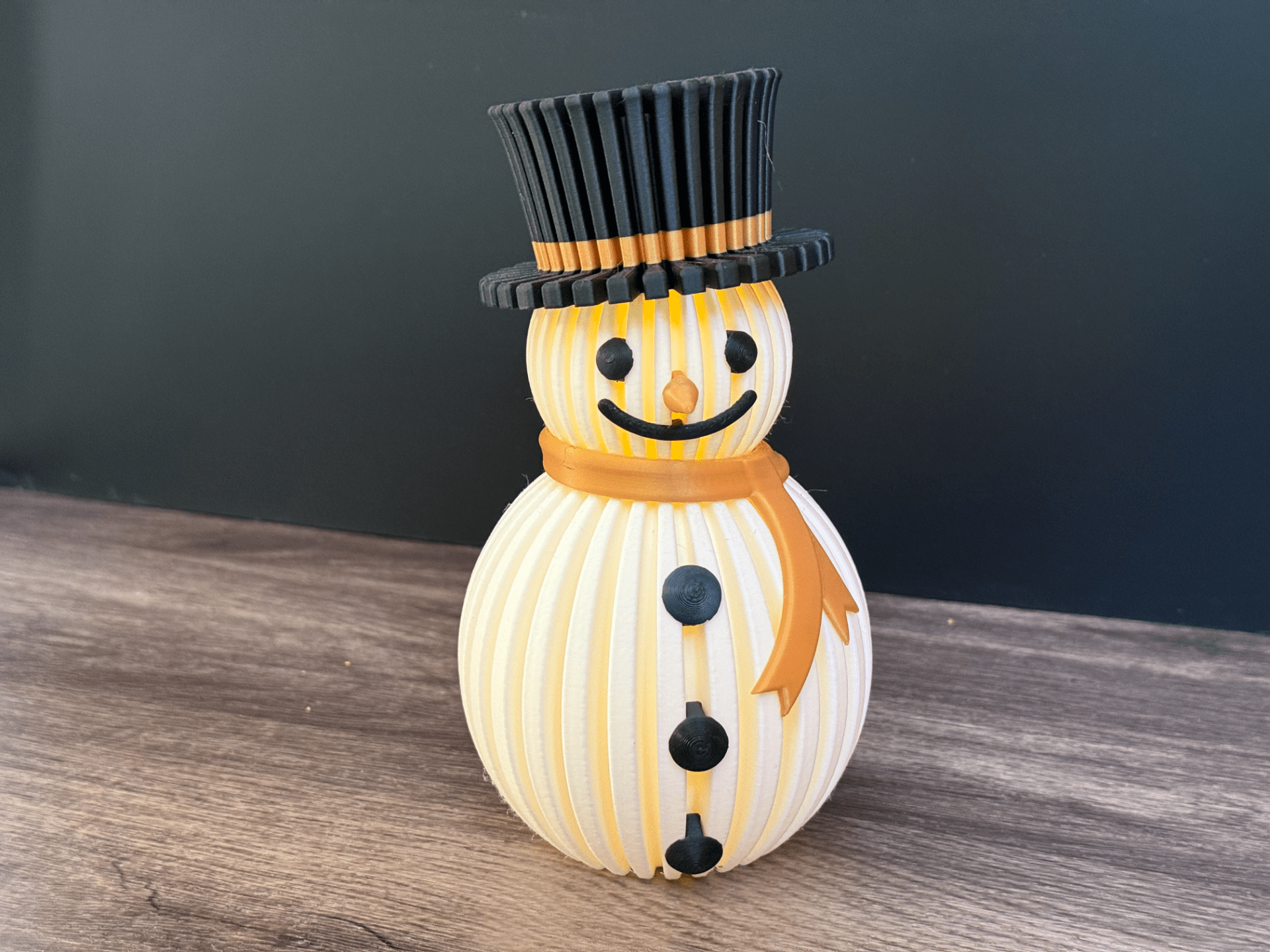 3D Printed Snowman Decoration – Winter Edition - Stampa3D