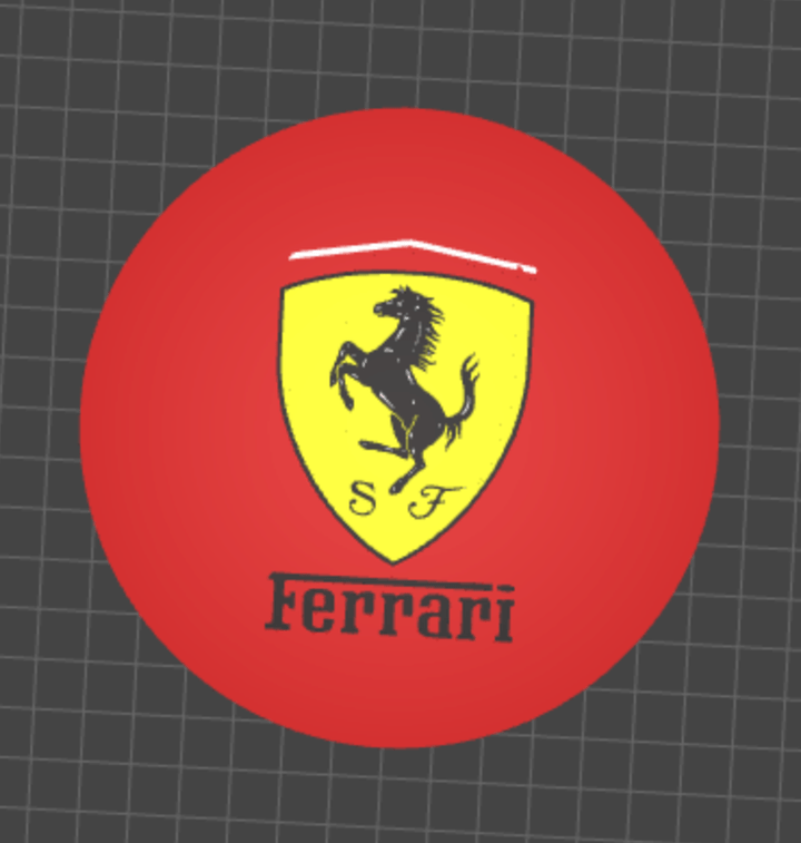 Automotive - Themed Coaster Set – Ferrari Inspired 3D Printed Holder & Coasters - Stampa3D