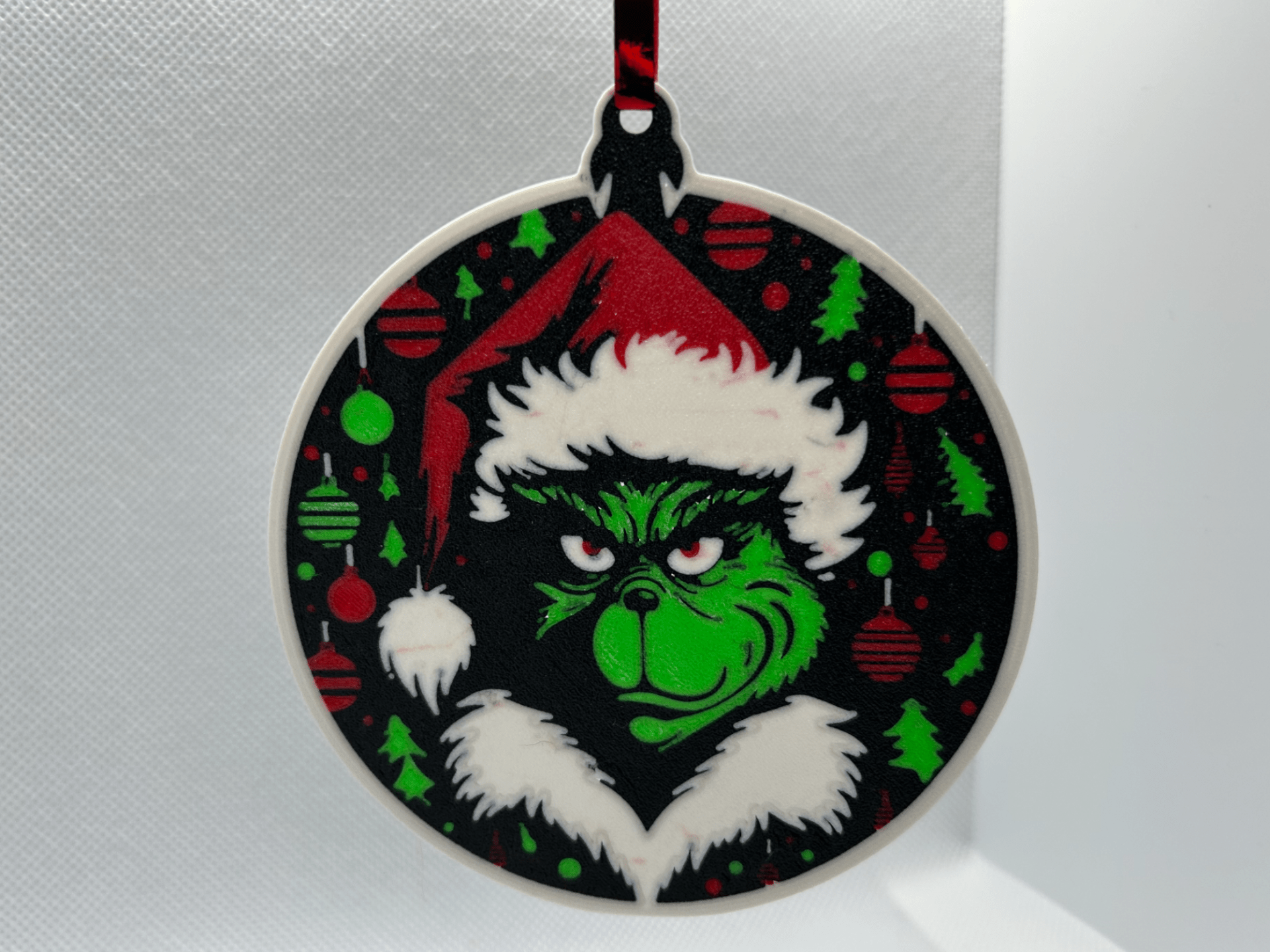 Christmas Bauble – Grinch Festive Edition - Stampa3D