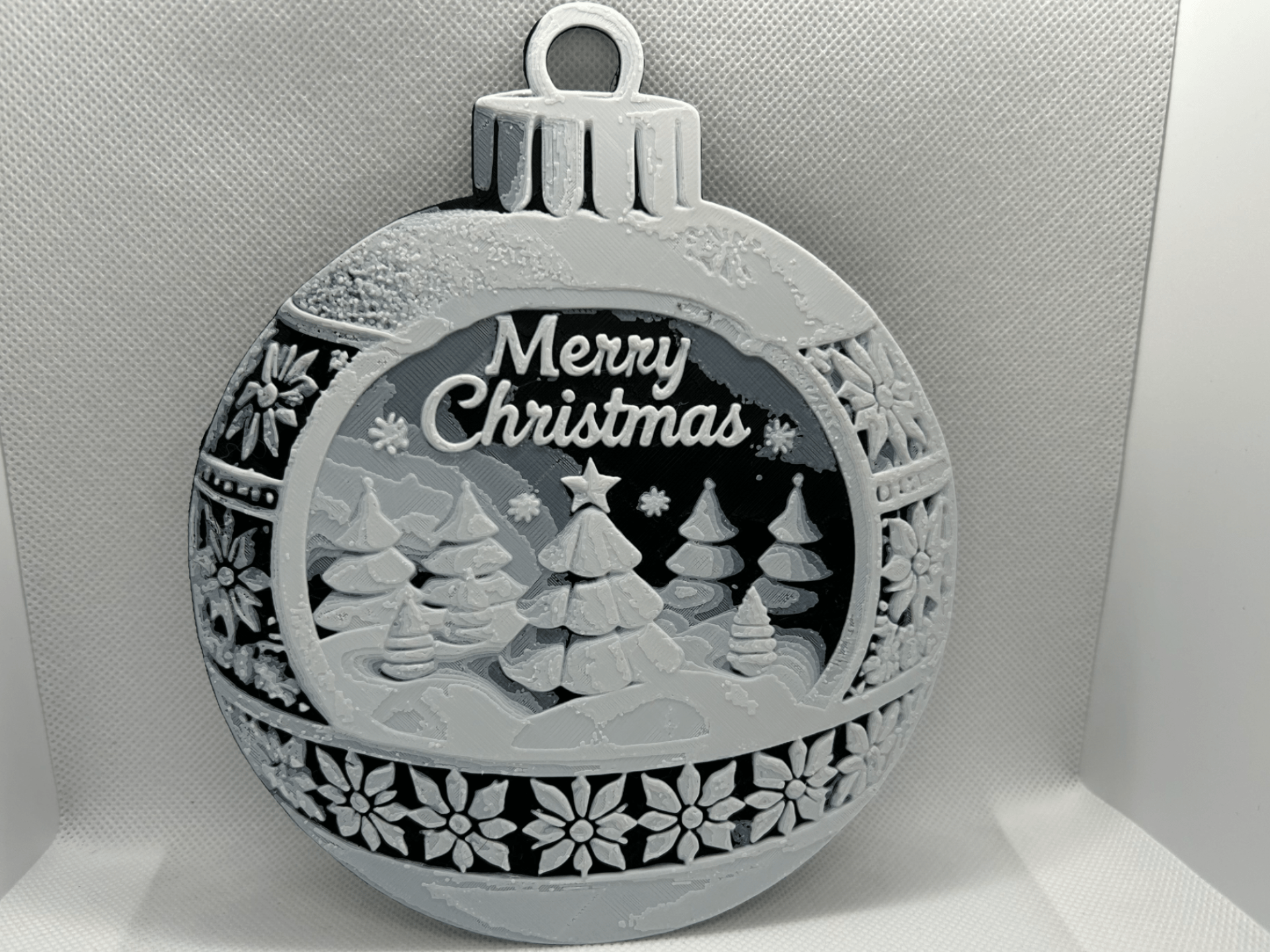 Christmas Bauble – Merry Christmas Edition - Stampa3D