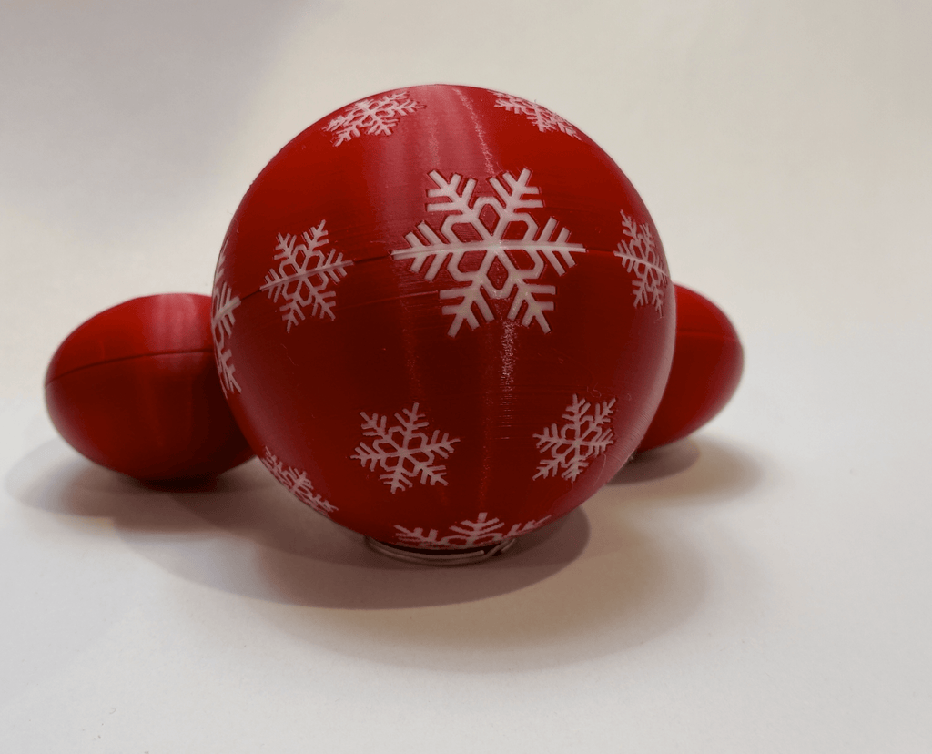 Christmas Bauble – Mickey Snowflake Edition - Stampa3D