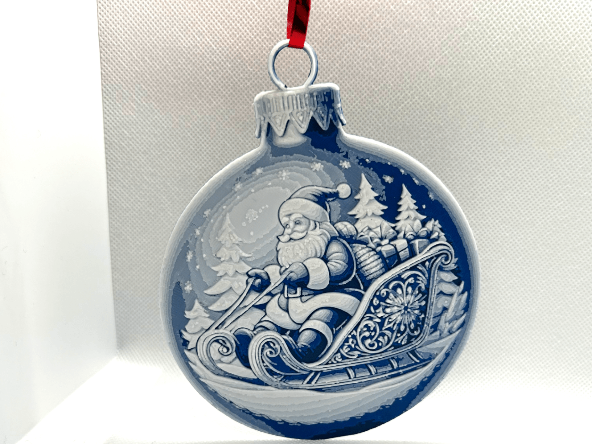 Christmas Bauble – Santa’s Sleigh Edition - Stampa3D