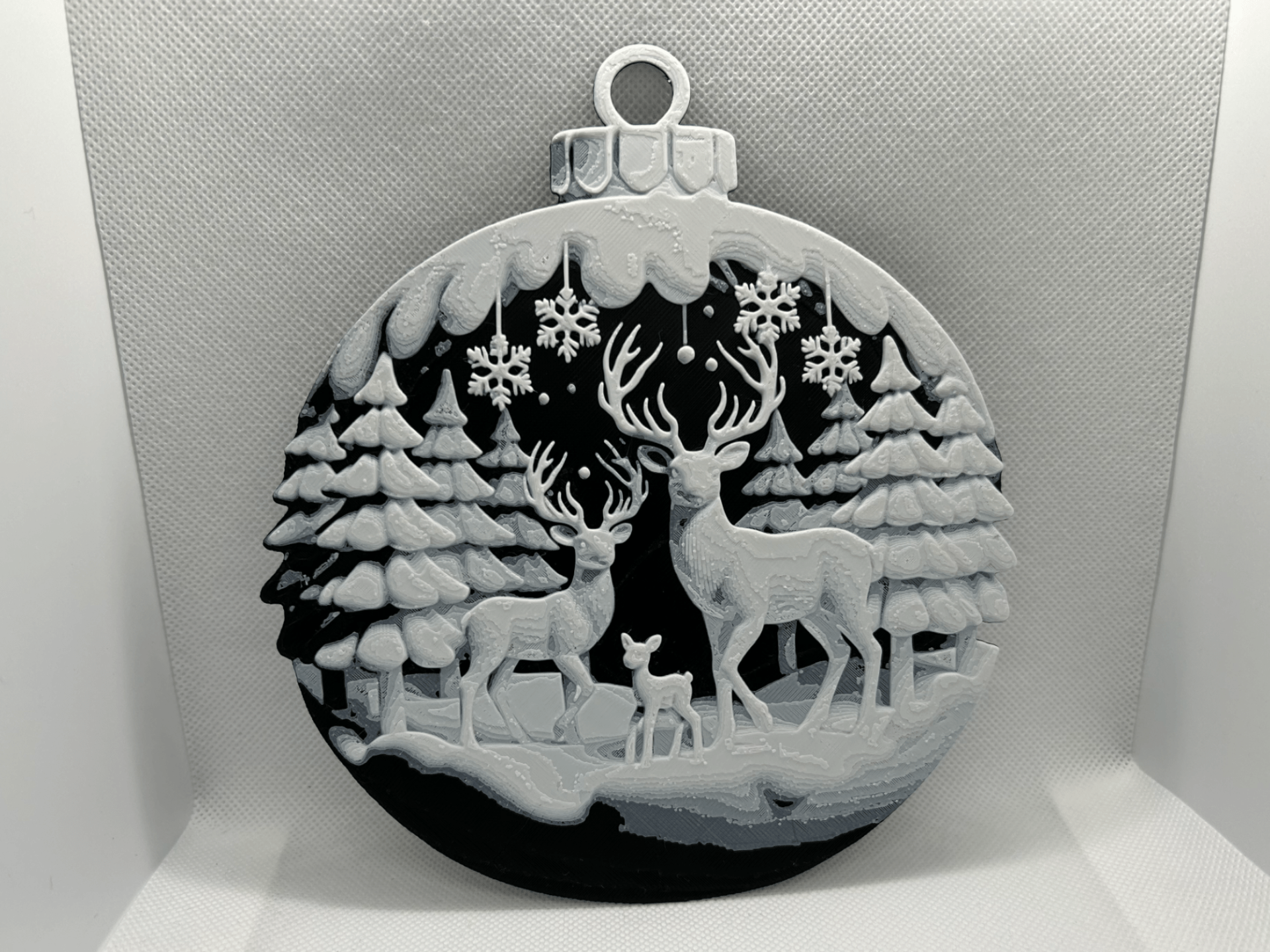 Christmas Bauble – Winter Deer Edition - Stampa3D