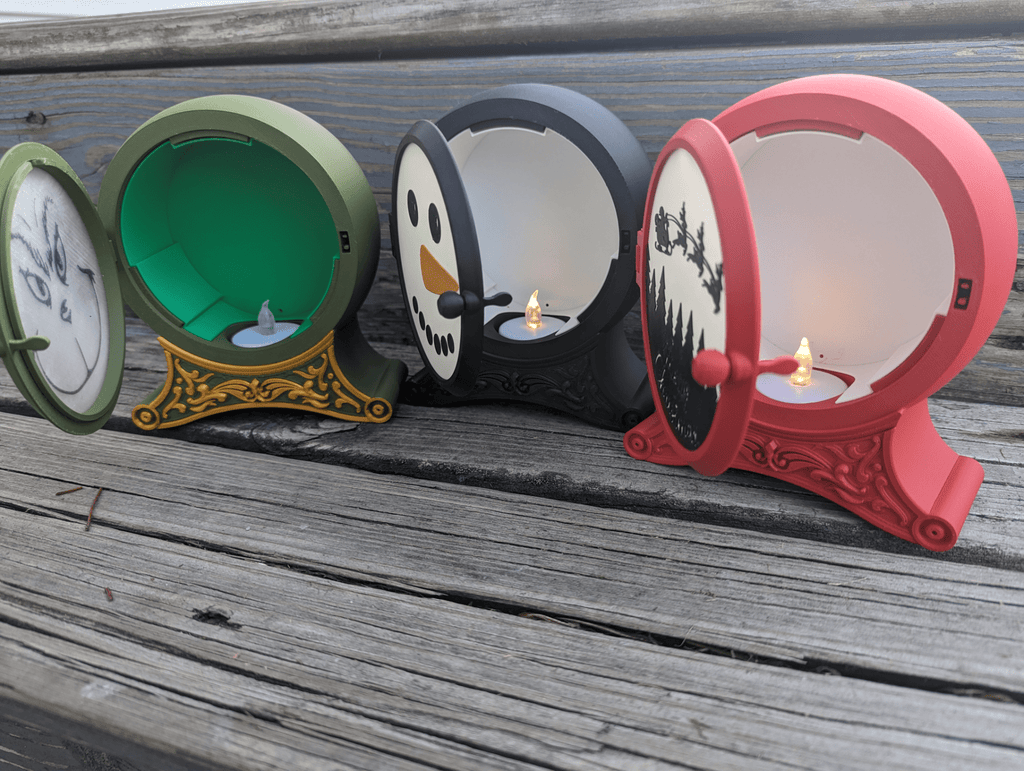 Christmas Glow Stand – Festive Light Edition - Stampa3D