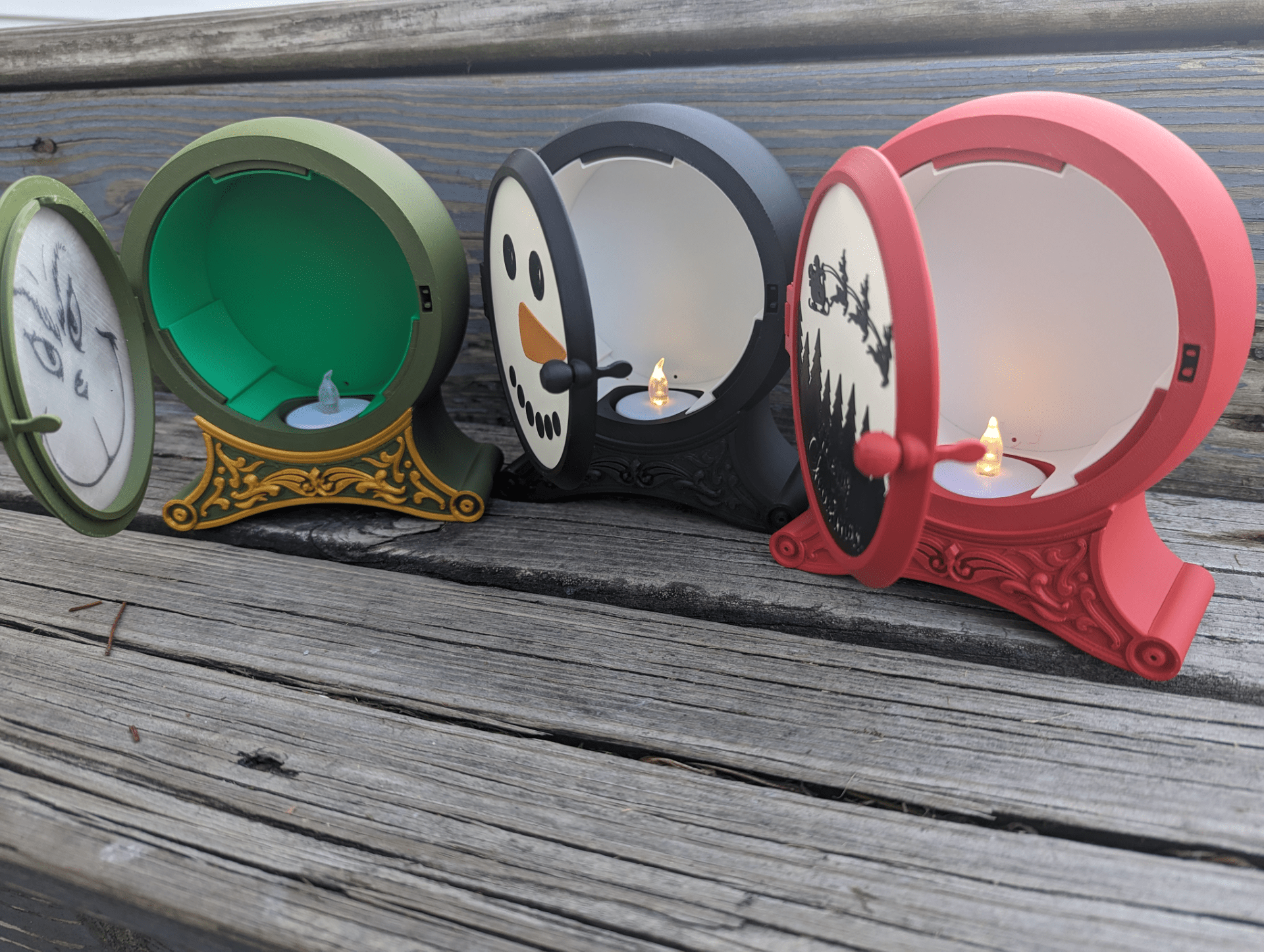 Christmas Glow Stand – Festive Light Edition - Stampa3D