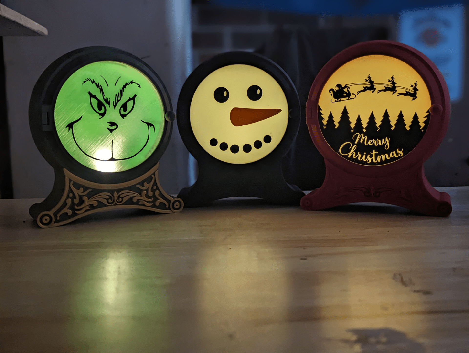 Christmas Glow Stand – Festive Light Edition - Stampa3D