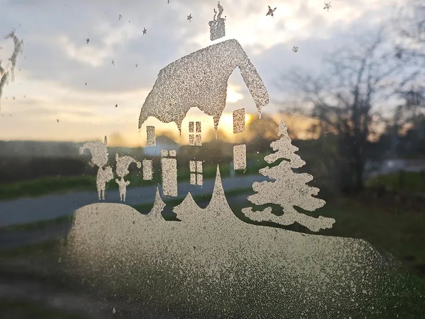 Christmas Window Spray Stencil Set – Pack of 5 - Stampa3D