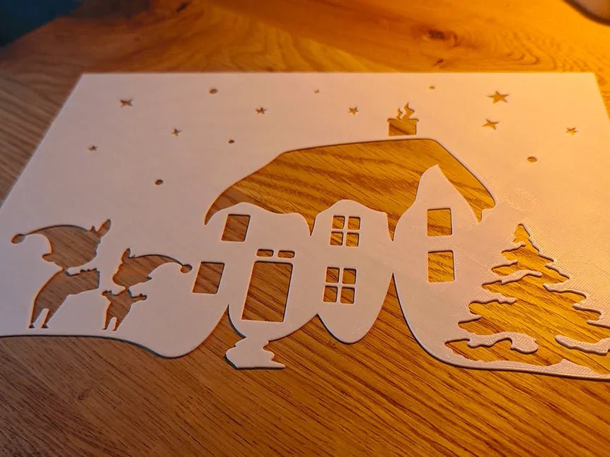 Christmas Window Spray Stencil Set – Pack of 5 - Stampa3D