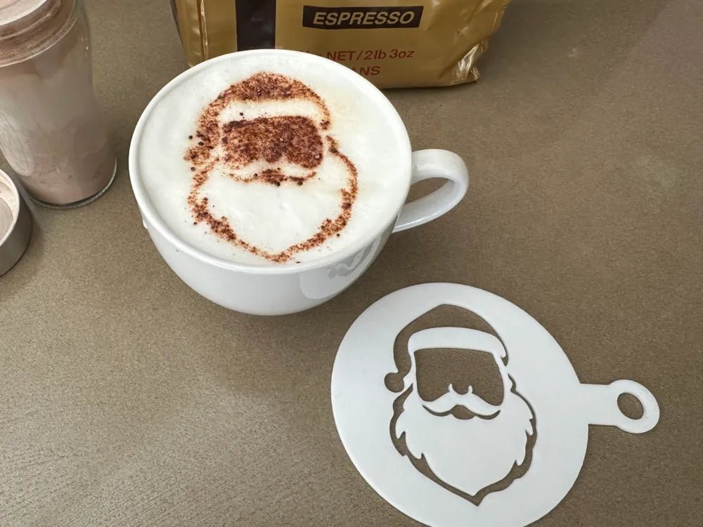 Coffee Stencil – Festive Designs - Stampa3D