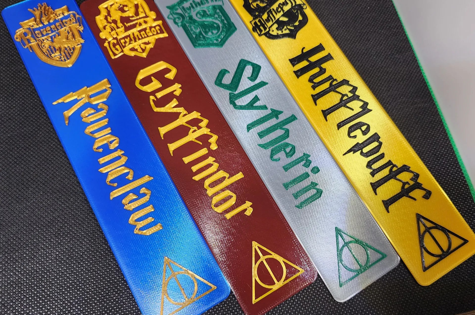 Hogwarts House Bookmark Set - Stampa3D