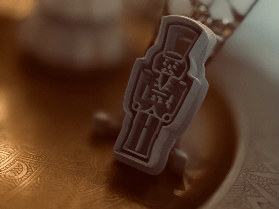 Nutcracker Cookie Cutter & Embosser - Stampa3D