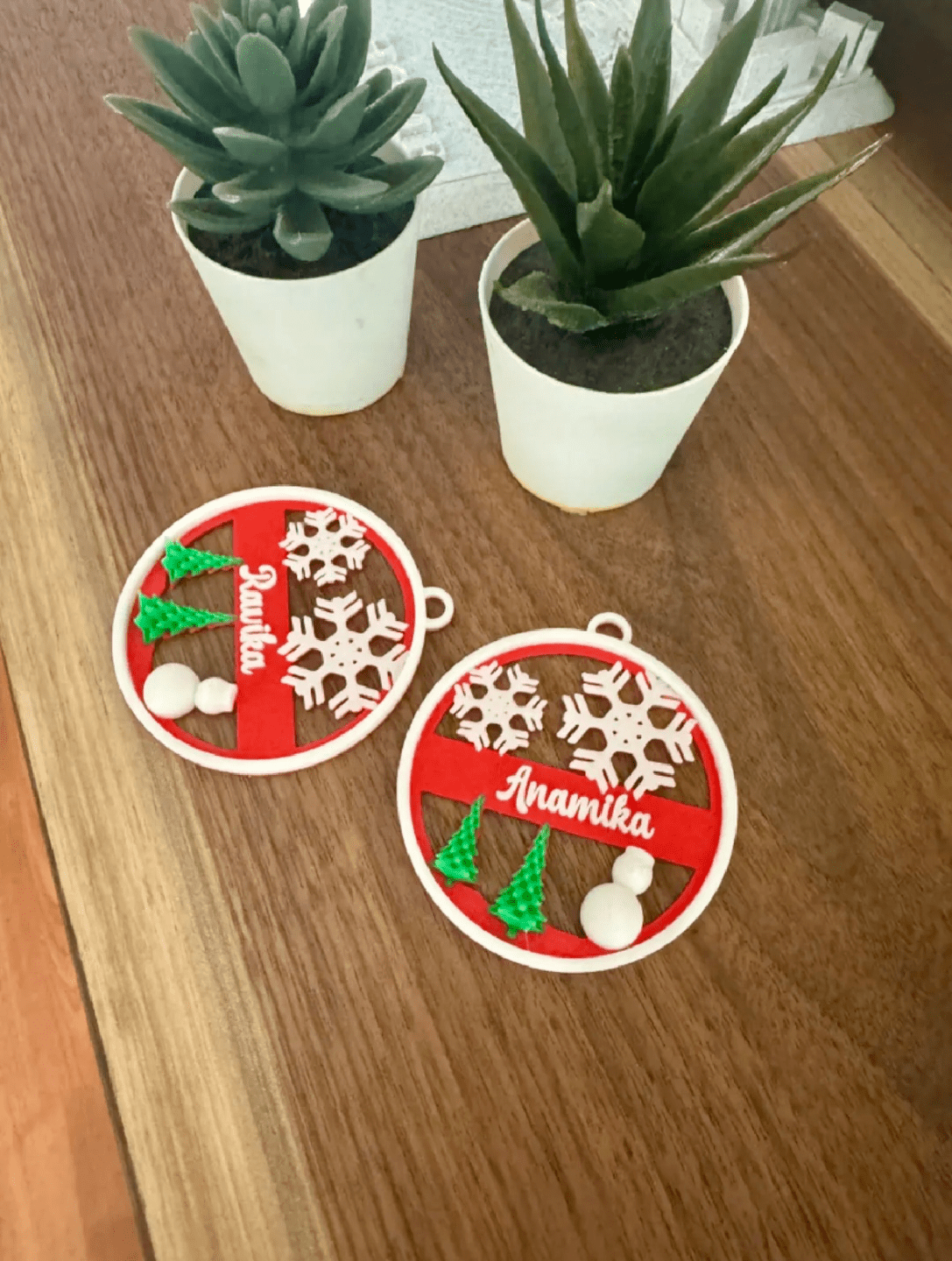 Personalised Christmas Name Ornament - Stampa3D