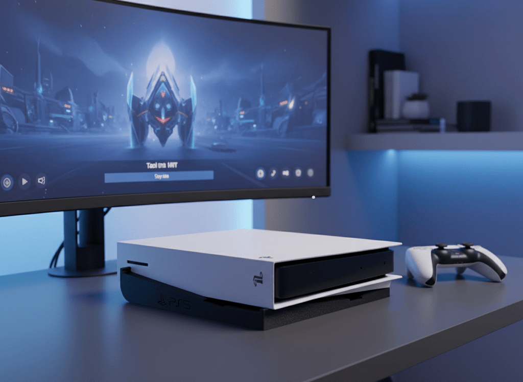 PS5 Slim Disc Horizontal Stand - Stampa3D